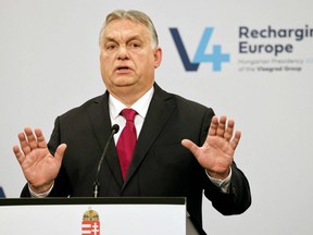 Hungarian Prime Minister Viktor Orban (Photo by Ludovic MARIN / AFP)