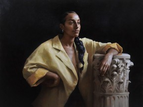 Eric Drummond's Be is part of a new group exhibition of works by eight realist painters on at Westland Gallery until April 2.