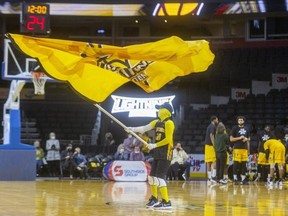 The London Lightning played host to the Lansing Pharaohs in inter-league professional basketball action at Budweiser Gardens in London on Sunday March 6, 2022. Mike Hensen/The London Free Press/Postmedia Network