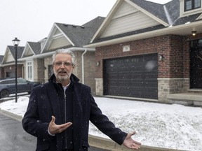 Randy Pawlowski, a Komoka realtor who was photographed Friday, March 11, 2022, recently sold his own house west of London, Ont. Pawlowski believes the specter of rising interest rates has increased the urgency of some home buyers. (Mike Hensen/The London Free Press)