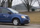 A Canada Food Inspection Agency vehicle sits outside of a turkey farm on Highway 2 following a bird flu outbreak in 2015. Outbreaks of the H5N1 strain of bird flu have been declared at two farms in southern Ontario, including one in the Thamesford area.  (London Free Press file photo)