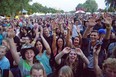 The Rock The Park crowd in London shows its enthusiasm on July 14, 2015. The company that organizes the festival is asking city council for permission to add an extra night of performers this year. (Derek Ruttan/The London Free Press)