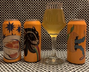 Daily Forecast Mimosa from Collective Arts is 30 per cent freshly squeezed orange juice, making it a great bunch choice. BARBARA TAYLOR/LONDON FREE PRESS