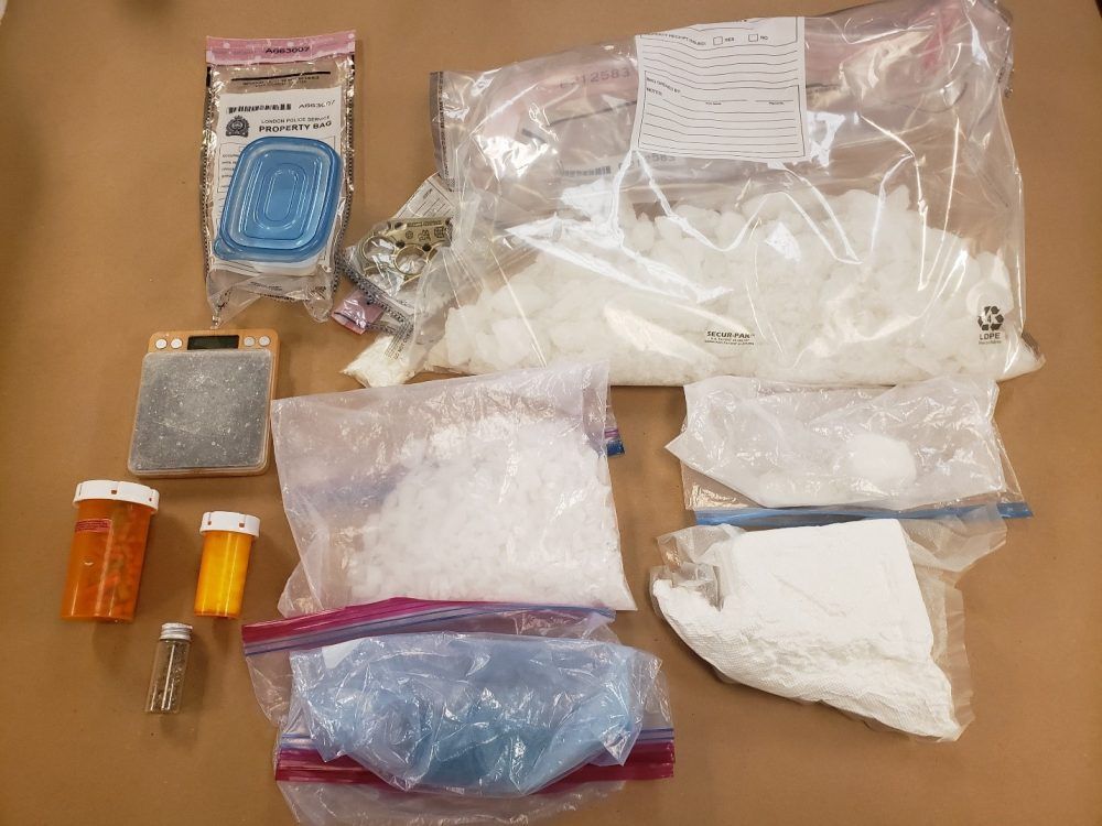 London police seize crystal meth, fentanyl in $250K-plus drug bust