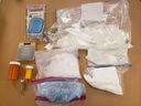 Six Londoners face charges after police seized crystal meth, cocaine, fentanyl, hydromorphone and other drugs worth $269,800 from three London addresses on Thursday, April 14. (London police photo)