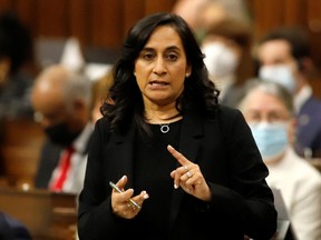Canada's Minister of National Defence Anita Anand.  REUTERS/Patrick Doyle