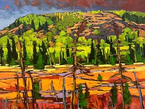 Canadian landscape artist Gordon Harrison's North of Lake Superior is part of a new exhibition on at Westland Gallery.