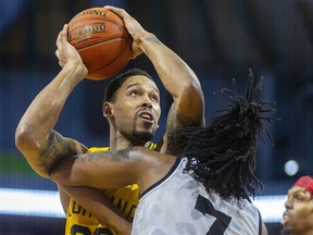 Amir Williams is a big reason the 15-2 London Lightning are running away with first place this season, coach Doug Plumb says. (Mike Hensen/The London Free Press)