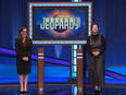 Host Mayim Bialik and Toronto tutor Mattea Roach, who won on Jeopardy! again on Thursday and Friday night.