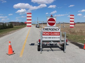 Marthaville Road, from Lasalle to Churchill lines, just outside of Perolia was closed Thursday for a death investigation, according to Lambton OPP