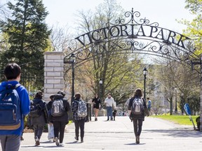 City council approved a new secondary plan for Victoria Park last month that will guide development around the park. (Derek Ruttan/The London Free Press)