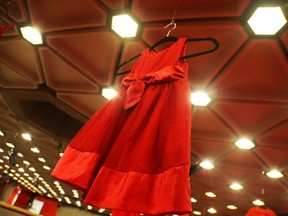 REDress Project was an installation of red dresses at the National Arts Centre in Ottawa that represented the loss of missing and murdered Indigenous women. Photo taken in Ottawa, March 7, 2019.  Photo by Jean Levac/Postmedia