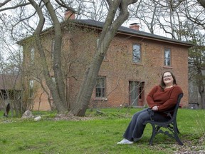 Angela Bobier, cultural manager at Backus-Page House Museum in Wallacetown, is putting out a call for descendants of James Fleming, Elgin County's first settler, to attend an exhibit this summer to honour the anniversary of the founding of the county and the municipality of West Elgin. (Derek Ruttan/The London Free Press)