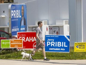 Letter writers have a lot to say about the provincial election as voting day looms on Thursday. (Mike Hensen/The London Free Press)