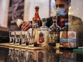 This tequila fleet at Che Restobar was unique to the city of London and a big hit with people. SUPPLIED