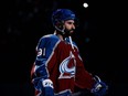 Colorado Avalanche centre Nazem Kadri is introduced before Game 2 of the Western Conference final at Ball Arena in Denver. Kadri is one of three former London Knights playing in the Stanley Cup final that begins Wednesday. (Isaiah J. Downing-USA TODAY Sports)