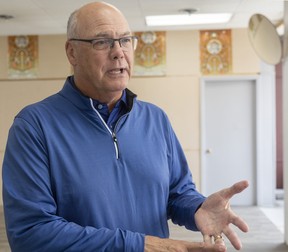 Rob Flack, newly elected as Progressive Conservative MPP for Elgin–Middlesex–London, takes over the riding formerly held for the Tories by Jeff Yurek.  Flack was back at his campaign office on Talbot Street in St. Thomas on Friday, the day after his win.  (Mike Hensen/The London Free Press)