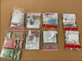 London police have charged a 37-year-old London man after seizing more than $18,000 worth of drugs Thursday. (London police handout)