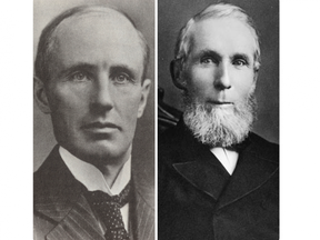 Arthur Meighen, left; and Alexander Mackenzie