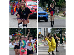 A collection of images from the downtown parade that wrapped up the Pride London Festival on Sunday July 24, 2022. Heather Rivers/The London Free Press)