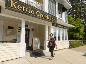 The Kettle Creek Inn in Port Stanley closed its restaurant July 10 because it doesn’t have enough kitchen workers. The inn is trying to find more staff but will not likely open the restaurant next week as planned, its co-owner says. Photograph taken on Wednesday, July 20, 2022.Mike Hensen/The London Free Press