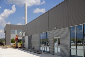 Maple Leaf Foods’ chicken processing plant will include multiple entry points for the 1,600 employees expected to work there when production ramps up in 2023. Mike Hensen/The London Free Press