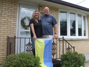 Jody Brouwer and her husband, Ed, decided in April to use a house they had for rent to welcome a Ukrainian family fleeing the war with Russia, but they are still waiting for the family to be granted a visa to come to Canada. (JONATHAN JUHA/The London Free Press)