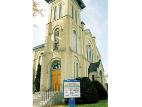 Centre Street Baptist Church in St. Thomas. File photo