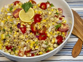 Barley and corn salad (Derek Ruttan/The London Free Press)