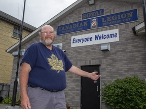 "Everyone welcome" means anyone can join the Legion, including this branch in Delaware where Louis Patrick is president. The national organization is looking for ways to attract new and younger members. (Derek Ruttan/The London Free Press)