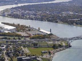 Human smuggling attempts are not rare along the Canada-U.S. border, says an immigration lawyer, after an alleged attempt Saturday across the St. Clair River, shown, near Sarnia.