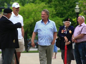 John Grace, centre, served as Goderich mayor from 2018 until his death in a boating incident on Aug. 9, 2022. Submitted photo
