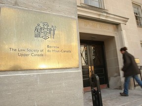 The entranceway of the Law Society of Upper Canada office. (JACK BOLAND/Postmedia Network)