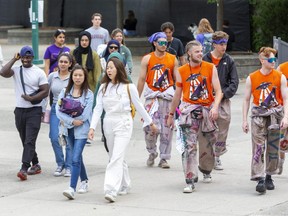 First-year students at Western University will take part in an Orientation Week this year that reflects changes implemented after the university reviewed last year's Orientation Week that was marred by allegations of sexual assaults and drugging. Photo taken Monday September 5, 2022.  (Derek Ruttan/The London Free Press)
