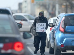 Roadside appeals for assistance are becoming more widespread. (Postmedia Network file photo)