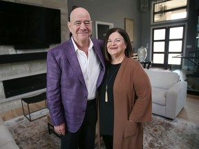 Keith and Leanne Lavergne are shown at their LaSalle home. The couple donated $1 million to London Health Sciences Centre after Keith received a life-saving kidney transplant.