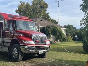 Ontario Provincial Police, Dawn-Euphemia firefighters and investigators from Ontario's fire marshal office were at the scene of a fatal morning house fire at 696 Cameron Rd., southwest of Newbury, on Saturday Oct. 1, 2022.