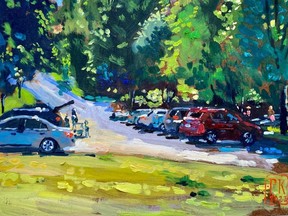 London painter Peter Karas's Gibbons Park is part of London's largest annual art show and sale featuring more than 200 works by Gallery Painting Group members Oct. 13-16 at First-St. Andrew's United Church on Queens Avenue. (Supplied)