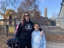Matilda Stewart says she sympathizes with education workers because they deserve to be paid better. Stewart says she and her daughter, a Grade 4 pupil at Victoria elementary school, will manage with remote learning if schools are closed Friday by workers' job action. (CALVI LEON/The London Free Press)