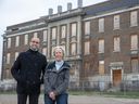 Abe Oudshoorn and Donna Fraleigh are co-chairs of Nurses For Housing, which hopes to raise $150,000 to help Indwell build affordable housing on the former South Street hospital site in London.  (Derek Ruttan/The London Free Press)