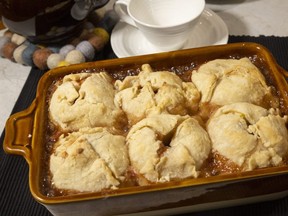 Apple dumplings photographed on Friday, Oct. 21, 2022. 
(Mike Hensen/The London Free Press)