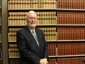 Retired Superior Court Justice Dougald McDermid (JANE SIMS/The London Free Press)