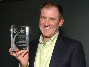 David Long won Best Set Design for (Angels in America) at the 2005 Brickenden Awards For Theatrical Excellence at the Wolf Performance Hall in London. (Free Press file photo)