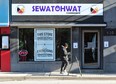 An unlicensed cannabis retail store has opened at 430 Richmond St., the second Indigenous-run dispensary to open recently in London without approval from the Alcohol and Gaming Commission of Ontario, the province's pot regulator. (DALE CARRUTHERS/The London Free Press)