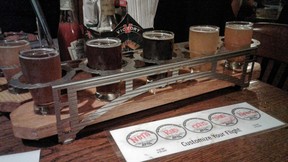 Flight owners can be inventive, like this tribute to the Peace Bridge at Gene McCarthy's Old First Ward Brewing in Buffalo, NY (Wayne Newton/Special to Postmedia Network)
