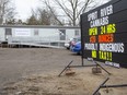 Spirit River Cannabis at 72 Wellington Rd. in London says it is relying on aboriginal and treaty rights, rather than Ontario licensing rules, to open its shop, prompting a complaint from a competitor. (Derek Ruttan/The London Free Press)