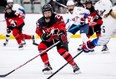 Abby Stonehouse came home with a gold medal from the IIHF under-18 women’s world championship. The 16-year-old forward from Blenheim helped Canada beat Sweden 10-0 in Sunday’s final in Ostersund, Sweden. (Dave Holland/Hockey Canada Photo)