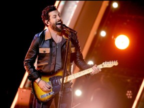 Matthew Ramsey of the group Old Dominion performs onstage at Nashville’s Music City Center for the Annual CMA Awards broadcast on Nov. 11, 2020, in Nashville, Tenn.  (Photo by Terry Wyatt/Getty Images)