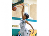 Jason Lesage of the Mother Teresa Spartans dunks over the Lucas Vikings in the first half of their TVRA senior boys basketball game at home on Monday January 16, 2023. (Mike Hensen/The London Free Press)