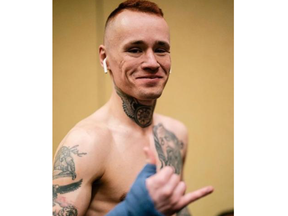 Bare-knuckle fighter Devin Gibson of Sarnia. (Instagram)